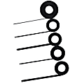 Chartpak® Pickett Graphic Tape, 1/16" x 648" Glossy, Black 1 thumbnail image