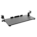 Mount-It! MI-7147 Clamp-On Adjustable Keyboard/Mouse Tray, 11"H x 5"W x 26"D, Black 1 thumbnail image