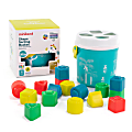 Miniland Educational Feel To Learn: Shape Sorting Bucket, 8-1/2", Turquoise 1 thumbnail image