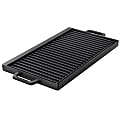 Martha Stewart Rectangular Cast Iron Preseasoned Reversible Griddle And Grill Pan, 17”, Black 1 thumbnail image