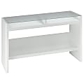 Kathy Ireland Office By Bush® New York Skyline Laptop Sofa Table, Plumeria White