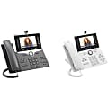 Cisco 8865 IP Phone - Corded/Cordless - Corded/Cordless - Bluetooth, Wi-Fi - Wall Mountable - Charcoal - 5 x Total Line - VoIP - IEEE 802.11a/b/g/n/ac - Caller ID - SpeakerphoneEnhanced User Connect License