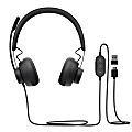 Logitech Zone 750 Wired On-Ear Headset with Advanced Noise-Canceling Microphone, Plug-and-Play Compatibility for All Devices - Black 1 thumbnail image