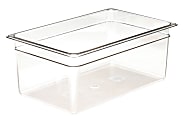 Cambro Camwear GN 1/1 Size 8" Food Pans, Clear, Set Of 6 Pans