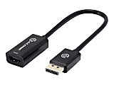 ALOGIC Elements Series - Adapter - DisplayPort male to HDMI female - 7.9 in - shielded - black - latched