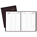 AT-A-GLANCE® Weekly Appointment Book, 13 Months, 8 1/4" x 10 7/8", Burgundy, January 2018 to January 2019 (7095050-18)