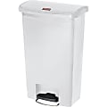 Rubbermaid Commercial Slim Jim 13-gal Step-On Container - Step-on Opening - Hinged Lid - 13 gal Capacity - 1883557 1 thumbnail image
