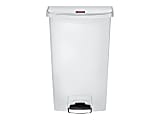 Rubbermaid Commercial Slim Jim 18-gal Step-On Container - Step-on Opening - Hinged Lid - 18 gal Capacity - 1883559 1 thumbnail image