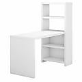 Bush Business Furniture Echo 56"W Craft Table, Pure White, Standard Delivery 1 thumbnail image