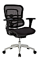 WorkPro® 12000 Series Ergonomic Mesh/Fabric Mid-Back Office Chair, Black/Black, BIFMA Compliant 1 thumbnail image