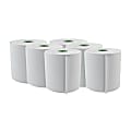 Cascades® For Tandem® Hardwound 1-Ply Paper Towels, 100% Recycled, Ultra White, 775' Per Roll, Pack Of 6 Rolls 1 thumbnail image