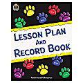 Teacher Created Resources 40-Week Lesson Plan And Record Book, Paw Prints