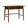 Linon Liberty 42"W Home Office Computer Desk, Walnut 1 thumbnail image