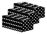 Barker Creek Tab File Folders, Letter Size, Black & White Dot, Pack Of 36 Folders 1 thumbnail image