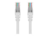 Belkin - Patch cable - RJ-45 (M) to RJ-45 (M) - 6 in - 0.2 in - UTP - CAT 6 - molded, snagless, stranded - white 1 thumbnail image