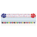 Teacher Created Resources Left/Right Alphabet Nameplates, 11 1/2" x 3 1/2", Paw Prints Pack Of 36