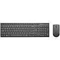 Lenovo Professional Ultraslim Wireless Combo Keyboard and Mouse- US English - USB Type A Wireless RF - English (US) - USB Type A Wireless RF - 3200 dpi - AAA - Compatible with PC, Windows
