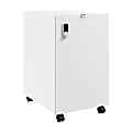 Bush Business Furniture Assure Mobile File Cabinet with Drawers and Keypad Lock, White, Standard Delivery 1 thumbnail image