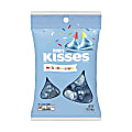 Hershey's® Birthday Milk Chocolate Kisses, Light Blue Foil, 7 Oz, Pack Of 3 Bags