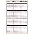 AT-A-GLANCE 2023 RY Vertical Horizontal Reversible Erasable Quarterly Wall Calendar, Red, Large, 36" x 24" 1 thumbnail image