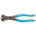 Cutting Pliers-Nippers, 8 in, Polish, Plastic-Dipped Grip