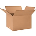 Partners Brand Corrugated Boxes, 20"H x 24"W x 28"D, 15% Recycled, Kraft, Bundle Of 10