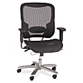 Safco® Lineage™ Big & Tall Mesh Task Chair, Black/Silver 1 thumbnail image
