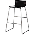 Safco® Bosk Stool, Espresso/Chrome