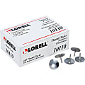 Lorell® 5/16" Steel Thumb Tacks, Silver, Pack of 100 1 thumbnail image