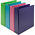 Samsill Earthchoice Durable View Binder, 3" Ring, 8 1/2" x 11", Assorted Colors, Pack Of 4 1 thumbnail image