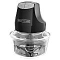 Black & Decker 2-Speed Chopper, 8"H x 6"W x 6"D, Black 1 thumbnail image