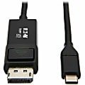 Tripp Lite by Eaton USB-C to DisplayPort Adapter Cable (M/M), 4K 60 Hz, HDR, Locking DP Connector, 6 ft. (1.8 m) 1 thumbnail image