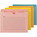 Smead® Notes File Jackets, 2" Expansion, Letter Size, 8 1/2" x 11", Assorted Colors, Pack Of 12 File Jackets 1 thumbnail image
