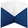 Smead® Classic 2-Pocket Folders, Dark Blue, Box Of 25 Folders