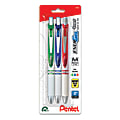 Pentel® EnerGel™ Deluxe Pearl Pens, Medium Point, 0.7 mm, Assorted, Pack Of 3 Pens 1 thumbnail image
