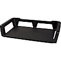 Storex Stackable Letter Tray - 15" Height x 9.3" Width3" Length - Desktop - 100% - Black - Plastic - 1 Each 1 thumbnail image