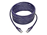 Eaton Tripp Lite Series Cat6 Gigabit Snagless Molded (UTP) Ethernet Cable (RJ45 M/M), PoE, Purple, 20 ft. (6.09 m) - Patch cable - RJ-45 (M) to RJ-45 (M) - 20 ft - UTP - CAT 6 - molded, snagless, stranded - purple