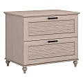 kathy ireland® Home by Bush Furniture Volcano Dusk Lateral File Cabinet, Driftwood Dreams, Standard Delivery