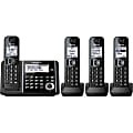 Panasonic® DECT 6.0 Expandable Cordless Phone With Digital Answering Machine, KX-TGF344B