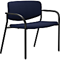 Lorell® Bariatric Guest Chair, Dark Blue