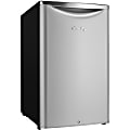 Danby 4.4 Cu.ft. Compact Refrigerator - 4.40 ft³ - Auto-defrost - Reversible - 4.40 ft³ Net Refrigerator Capacity - Metallic - Chrome Handle, Glass Shelf