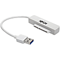 Eaton Tripp Lite Series 6in USB 3.0 SuperSpeed to SATA III Adapter w/UASP/2.5" Hard Drives White - Storage controller - U33806NSATAW 1 thumbnail image