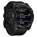 Garmin fenix 7X Sapphire Solar Multisport GPS Watch, Black