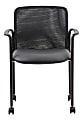 Boss Office Products Mesh Mid-Back Guest Chair, Black 1 thumbnail image