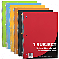 Trailmaker Spiral-Bound Notebooks, 10-1/2" x 7-1/2", 1-Subject, Wide-Ruled, 70 Sheets, Assorted Colors, Pack Of 50 Notebooks 1 thumbnail image