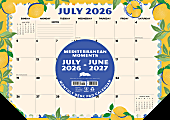 Willow Creek Press Academic Monthly Desk Pad Calendar, 17" x 12", Mediterranean Moments, July 2026-June 2027, Total Qty 1 1 thumbnail image