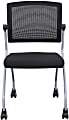 Lorell® Armless Mesh-Back Training Chair, Black/Gray, Carton of 2 1 thumbnail image