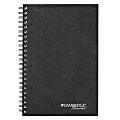 Cambridge® Limited® 30% Recycled Business Notebook, 6 5/8" x 9 1/2", 1 Subject, Legal Ruled, 80 Sheets, Black