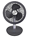 Crane EE-5618 USB Rechargeable Desk Fan, 11"H x 7-1/2"W, Gray 1 thumbnail image