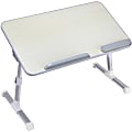 SIIG Adjustable Laptop Bed Desk for MacBook and PC - Up to 17" Screen Support - 11.88" x 11.75"- Acrylonitrile Butadiene Styrene (ABS), Aluminum, Wood 1 thumbnail image